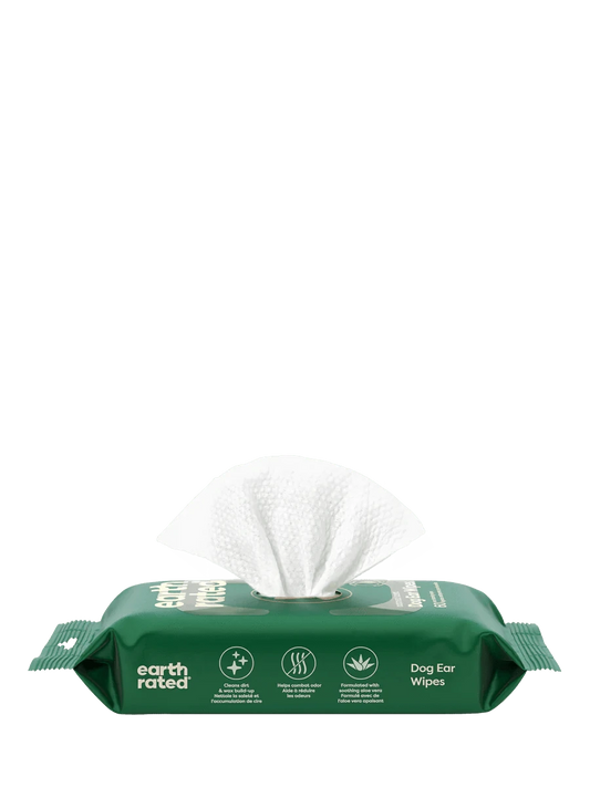 earth rated Ear Wipes - 60 ct - The Pet Source