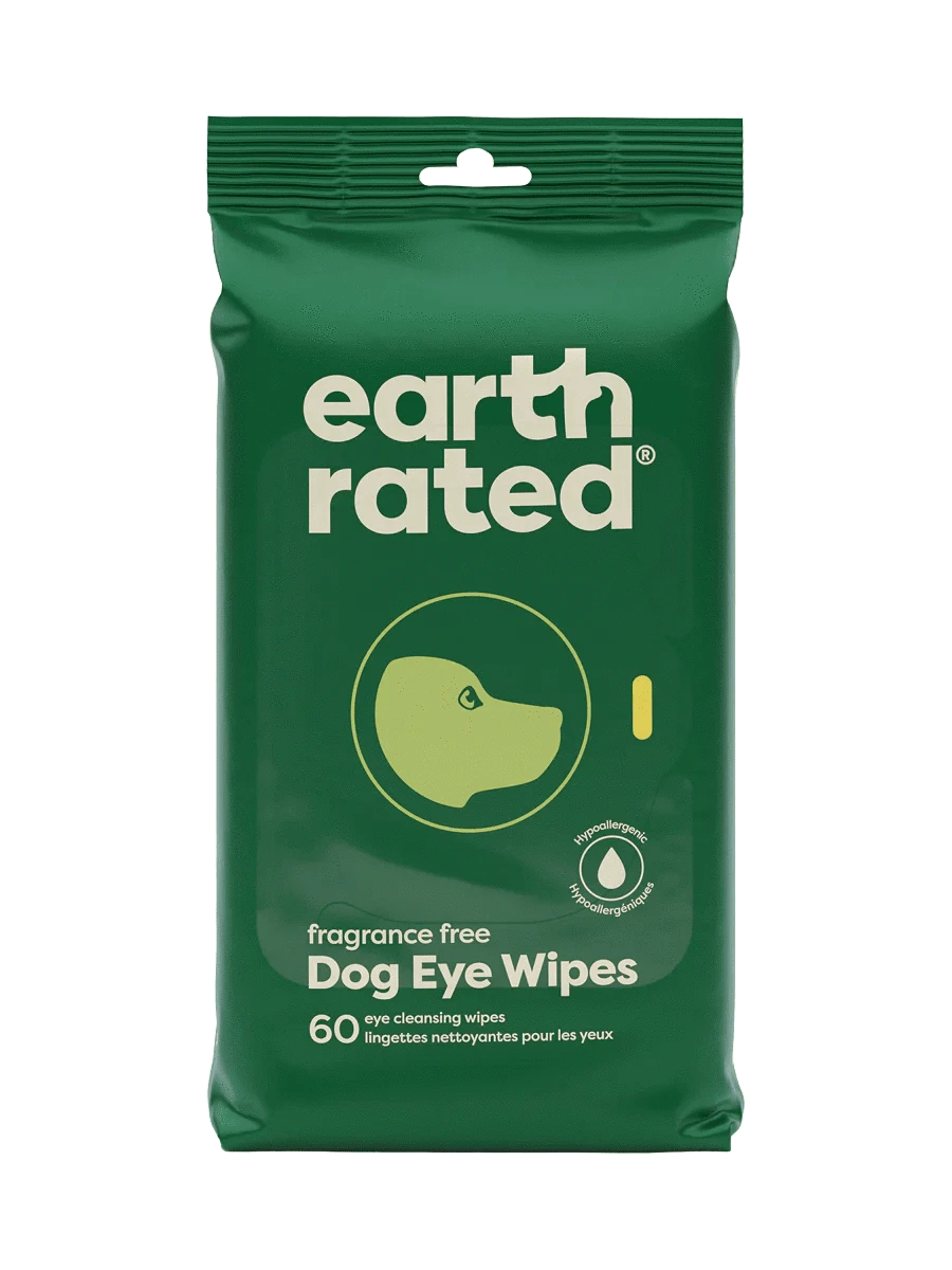 earth rated Eye Wipes - 60 ct - The Pet Source