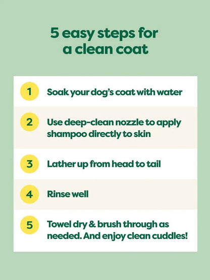 earth rated Short Coat 3-in-1 Dog Shampoo - 16oz - The Pet Source