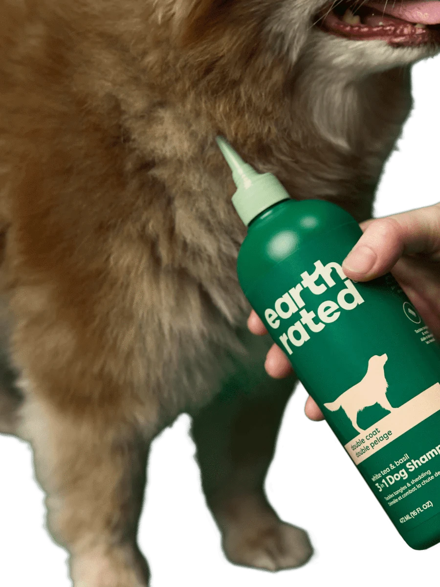 earth rated Double Coat 3-in-1 Dog Shampoo - 16oz - The Pet Source