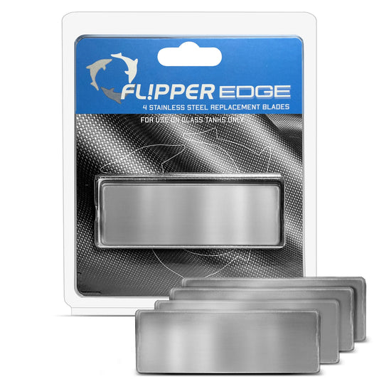 Flipper Edge Standard Stainless Steel Blades - 4pk - The Pet Source