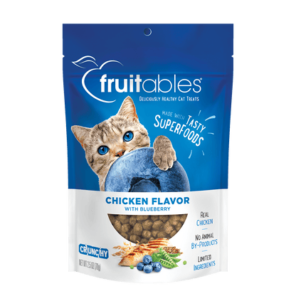 Fruitables Chicken Flavor with Blueberry Cat Treats - 2.5oz - The Pet Source