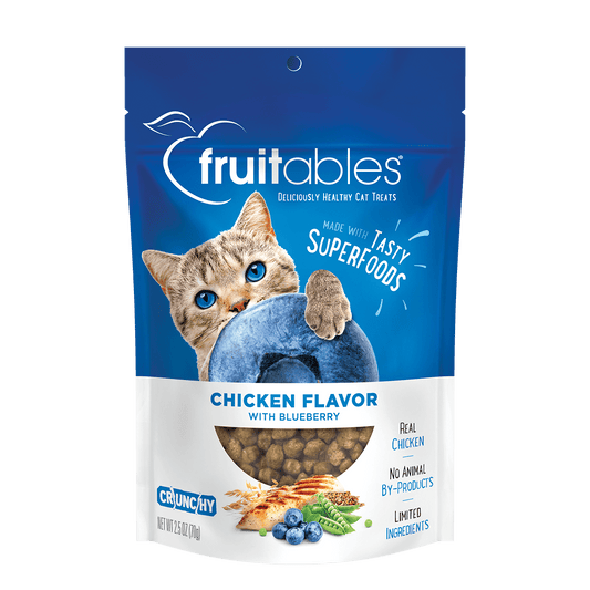 Fruitables Chicken Flavor with Blueberry Cat Treats - 2.5oz - The Pet Source