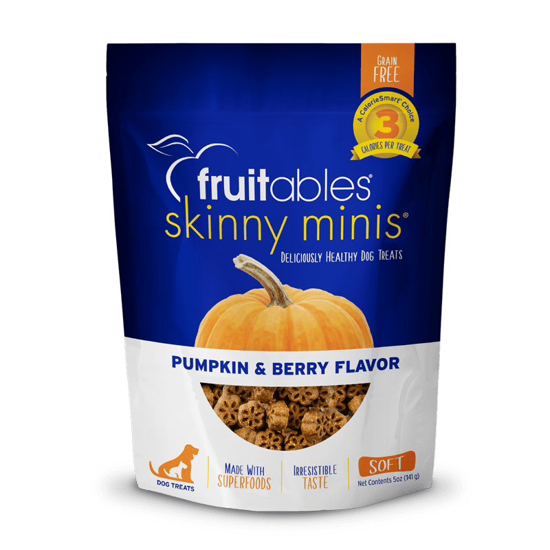 Fruitables Skinny Minis Pumpkin & Berry Dog Treats - 12 oz - The Pet Source