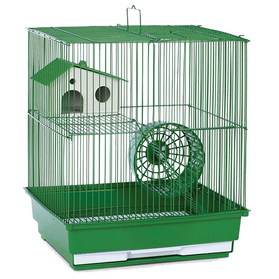 A & E Cages Nibbles Hamster & Gerbil Cage 2 Story - 14" x 11" x 15" - The Pet Source