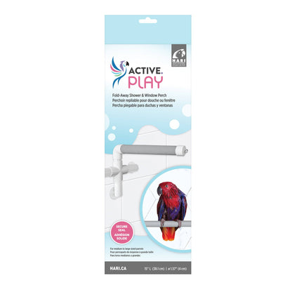 HARI ACTIVE.PLAY Fold-Away Shower & Window Perch - Large - The Pet Source