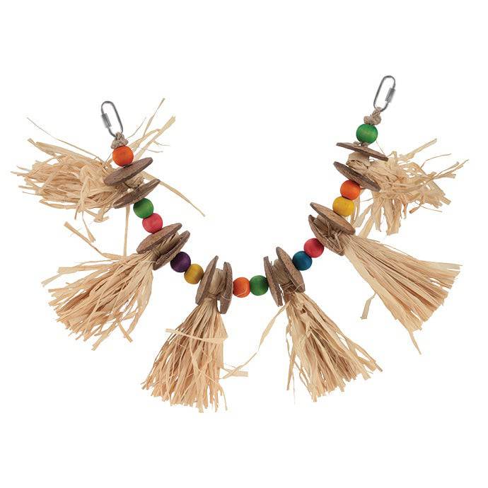 HARI SMART.PLAY Enrichment Parrot Toy - Hula Skirt - The Pet Source