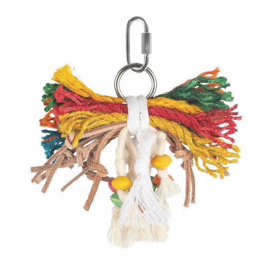 HARI SMART.PLAY Enrichment Parrot Toy - Leather Kabob - The Pet Source