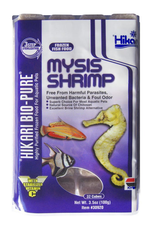 Hikari Bio-Pure Frozen Mysis Shrimp Cube Pack - 3.5oz - The Pet Source