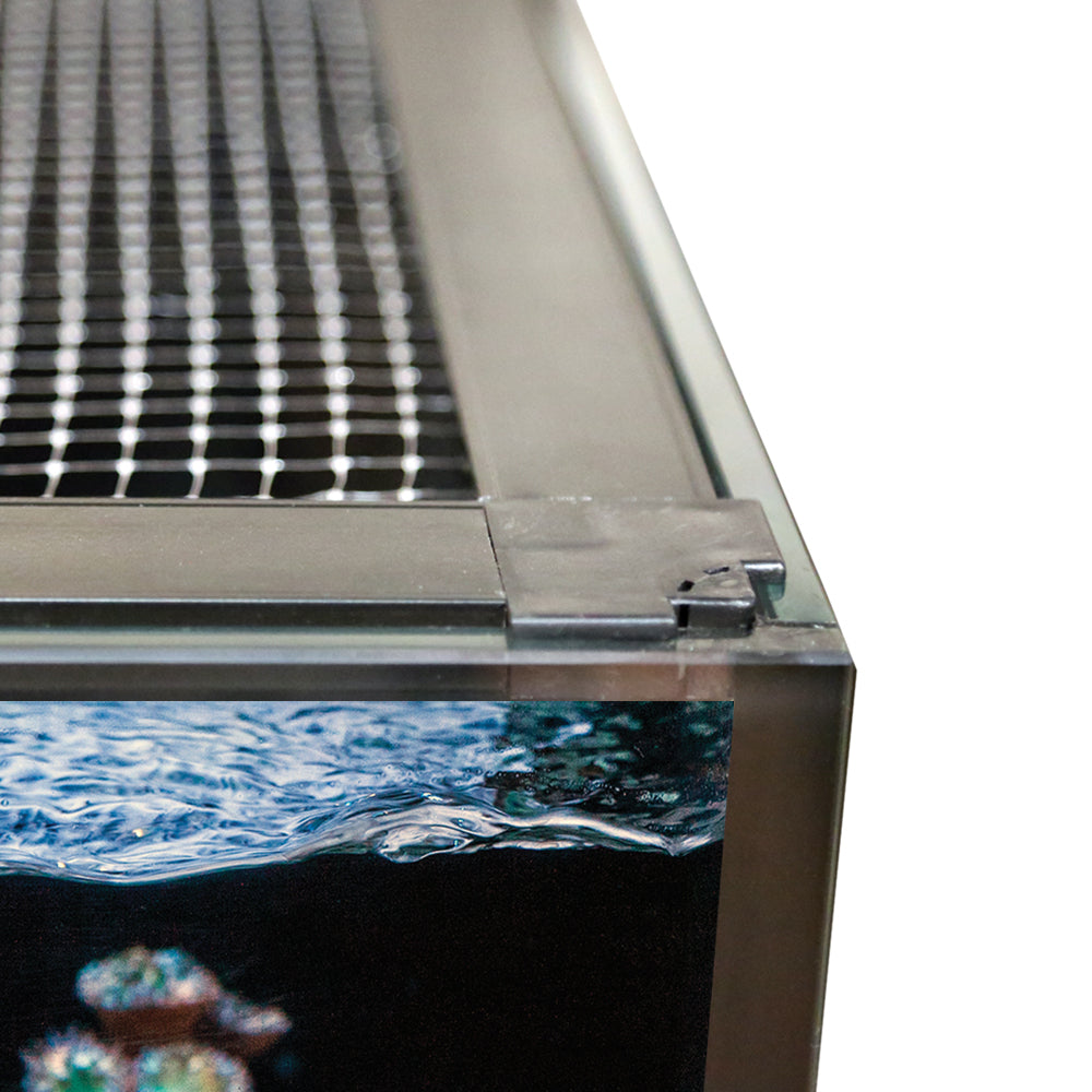 Innovative Marine SafeScreen Preassembled Aquarium Mesh Screen Lid For Nuvo Fusion 20 Long - The Pet Source