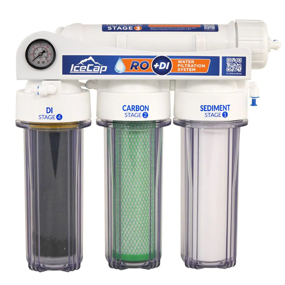 IceCap 4 Stage RO/DI System - 100 GPD - The Pet Source