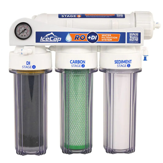 IceCap 4 Stage RO/DI System - 100 GPD - The Pet Source