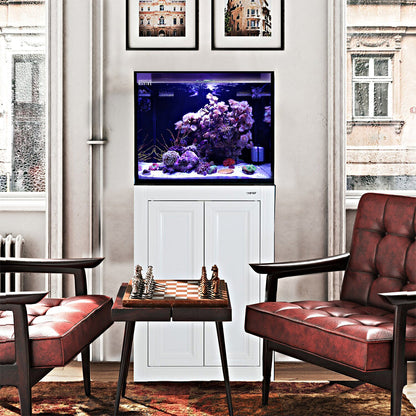 Innovative Marine Fusion Pro 2 - 40 AIO Aquarium w/ APS Stand - White - The Pet Source