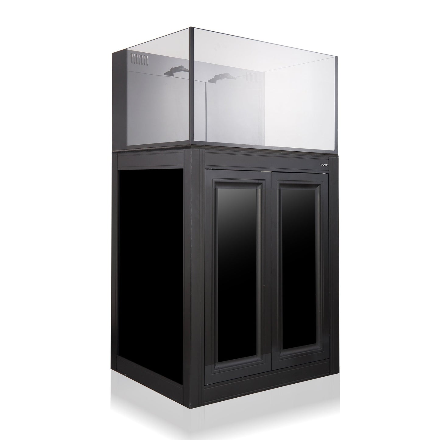 Innovative Marine Fusion Pro 2 | 50 AIO Lagoon Aquarium w/ APS Stand - Black - The Pet Source
