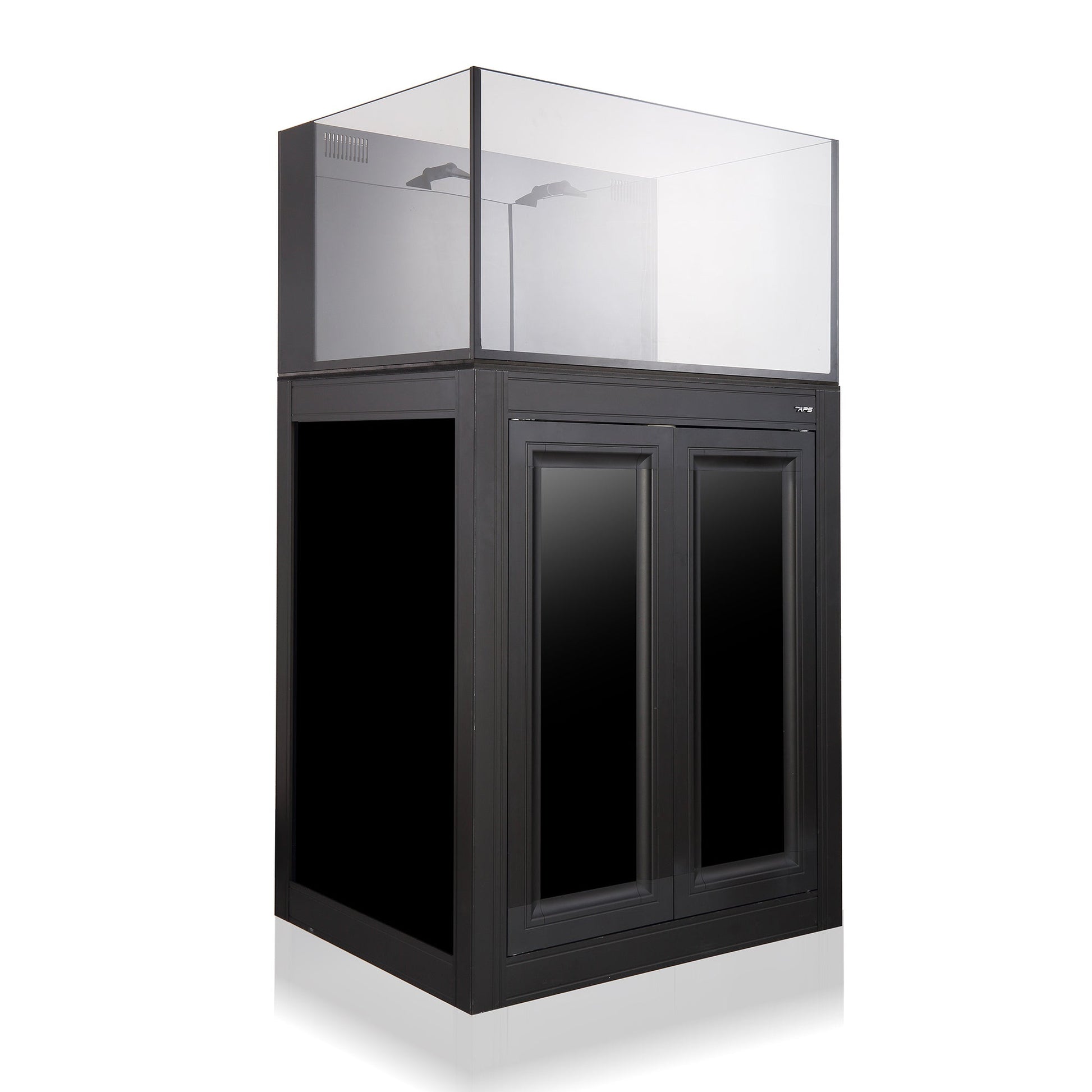 Innovative Marine Fusion Pro 2 | 50 AIO Lagoon Aquarium w/ APS Stand - Black - The Pet Source
