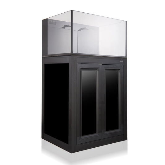 Innovative Marine Fusion Pro 2 | 50 AIO Lagoon Aquarium w/ APS Stand - Black - The Pet Source