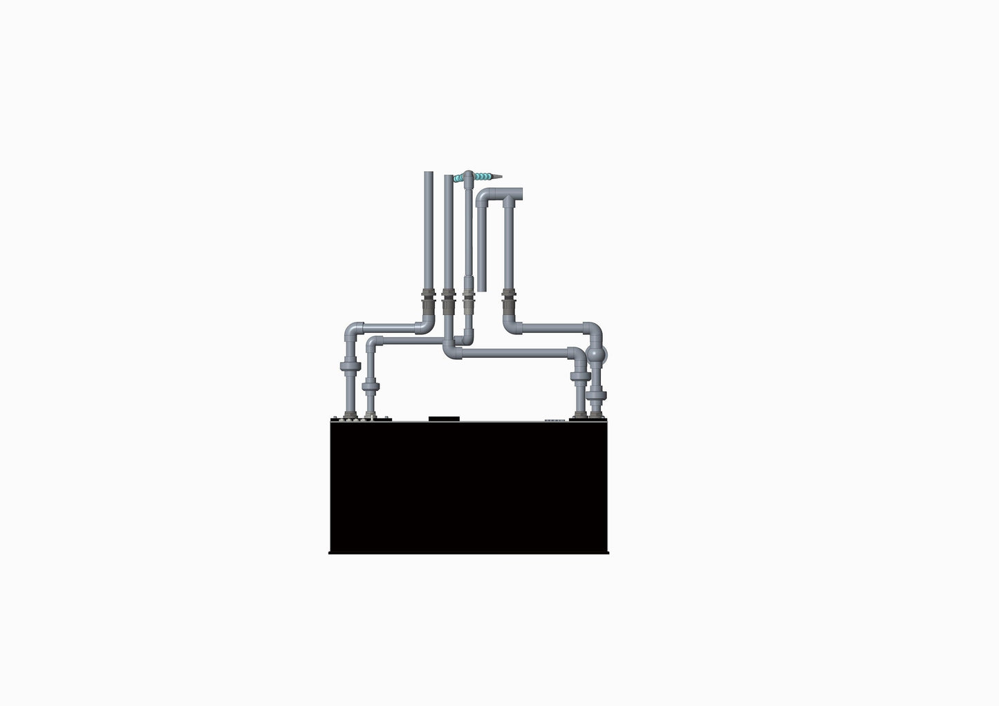 Innovative Marine INT 100 Gallon Complete Reef System - Black - The Pet Source