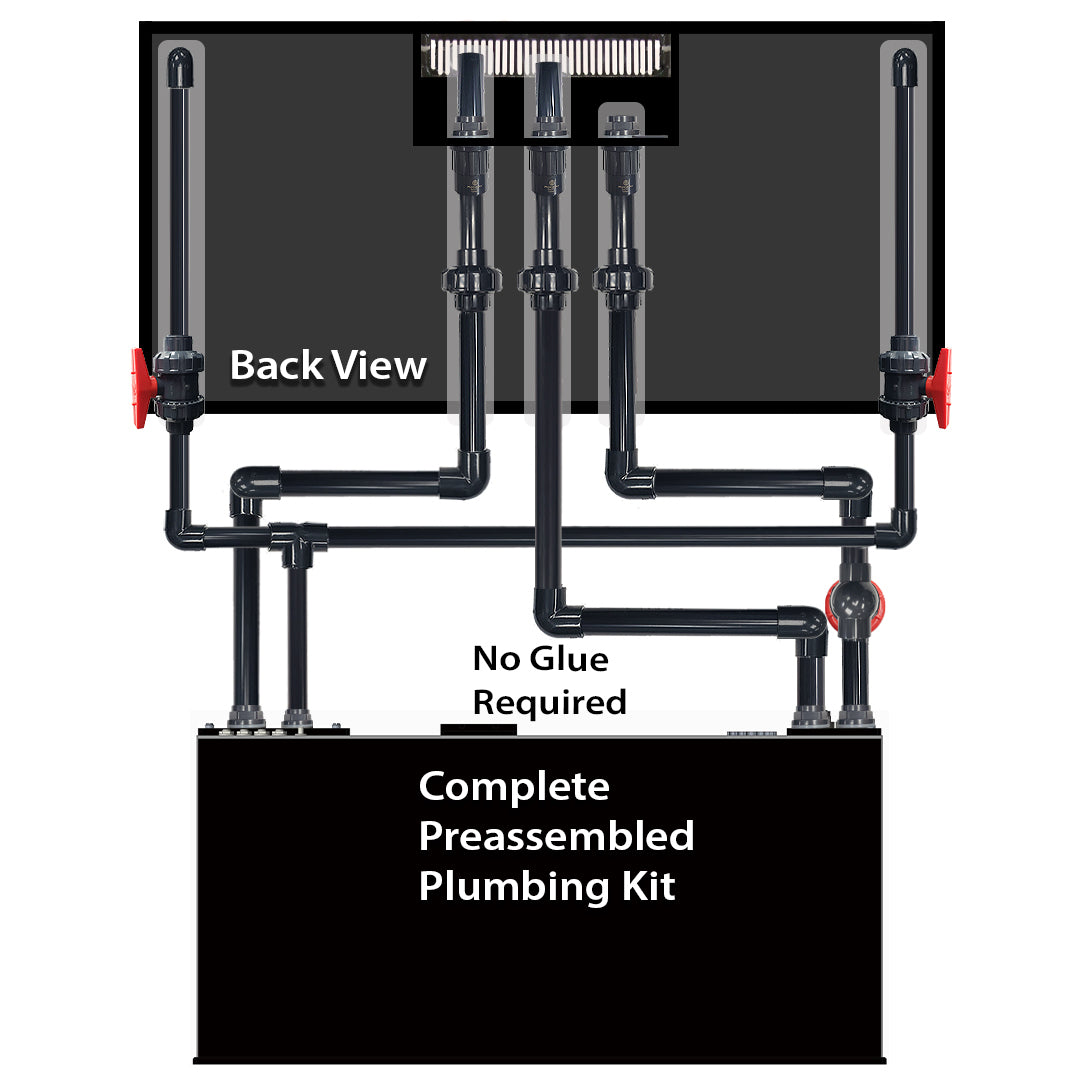 Innovative Marine EXT 75 Gallon Complete Reef System - Black - The Pet Source