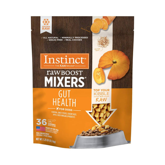 Instinct Raw Boost Frozen Mixers Gut Health Dog Food Topper - 1.25lb - The Pet Source