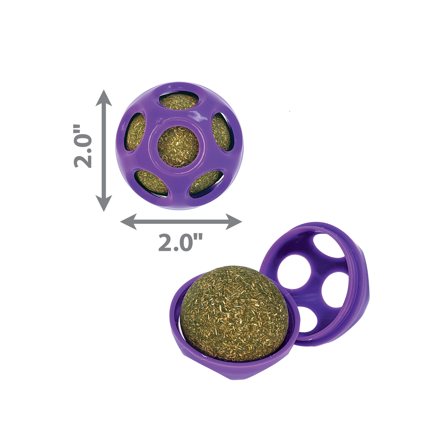 Kong Blissy Moon Ball with Catnip Cat Toy - The Pet Source