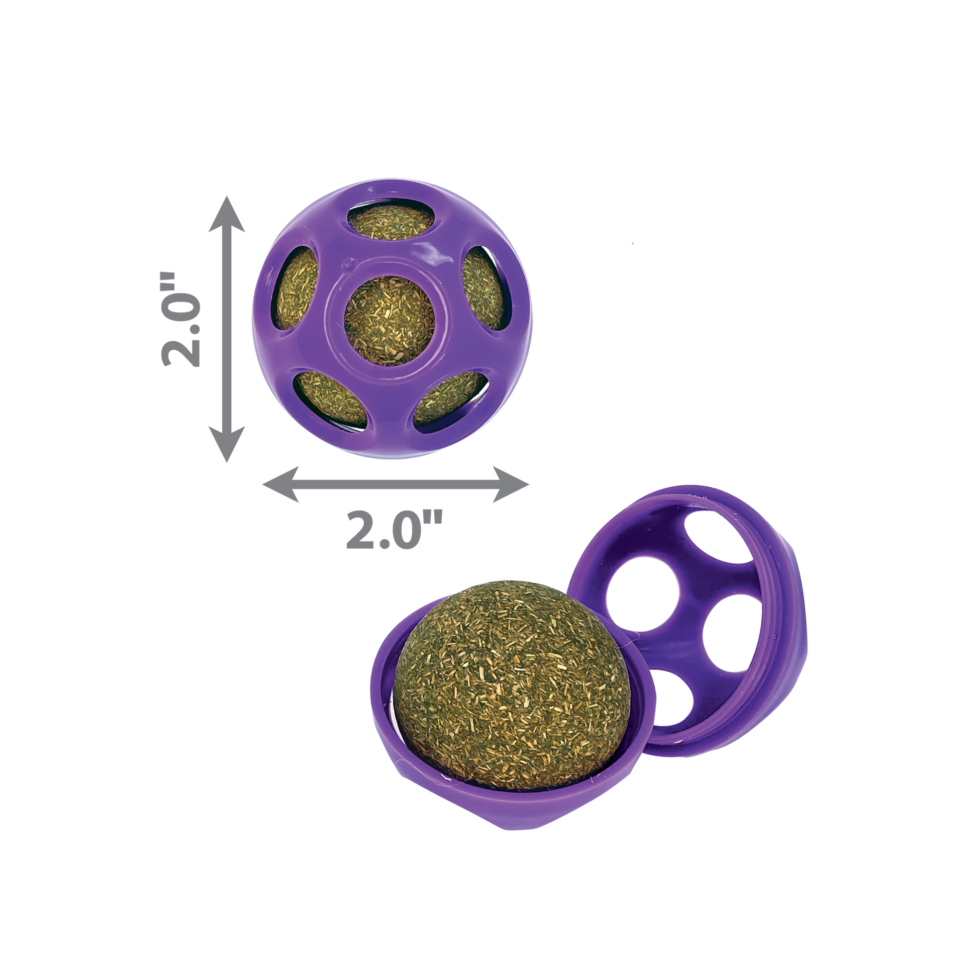 Kong Blissy Moon Ball with Catnip Cat Toy - The Pet Source