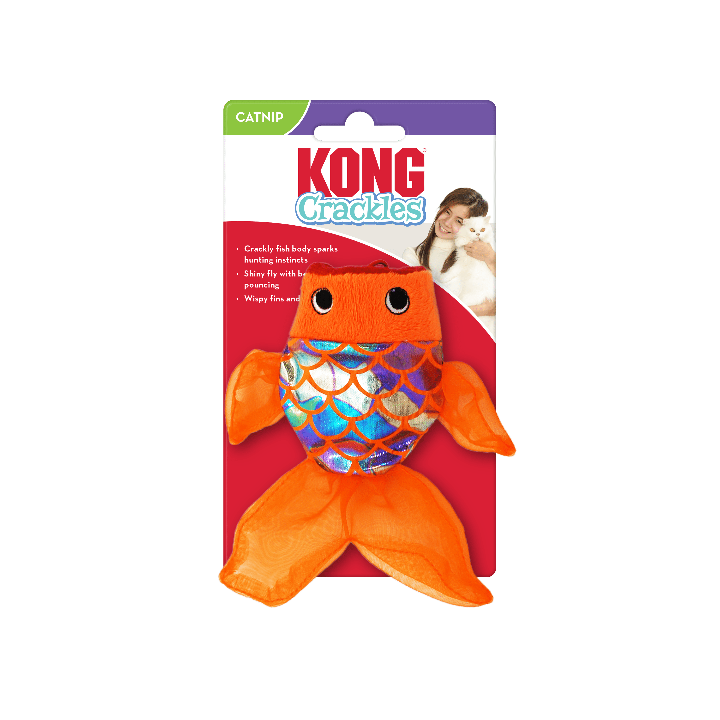 Kong Crackles Gulpz Cat Toy - The Pet Source