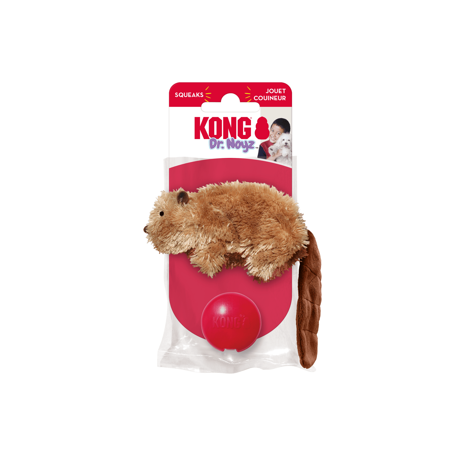 Kong Dr. Noyz Beaver Small - The Pet Source
