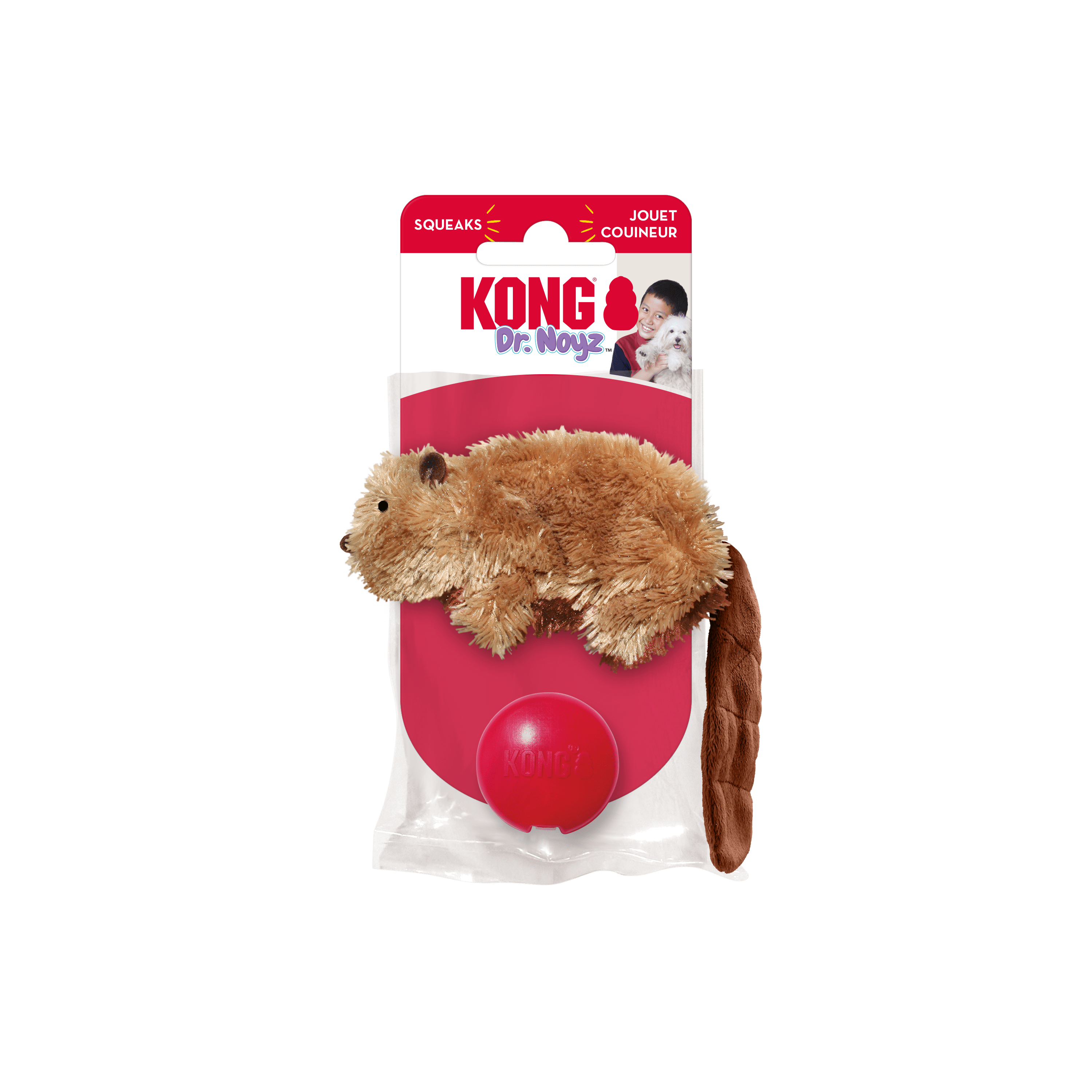 Kong Dr. Noyz Beaver Small - The Pet Source