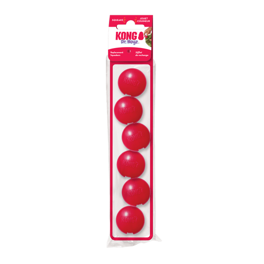 Kong Replacement Squeakers Small 6 Pack - The Pet Source