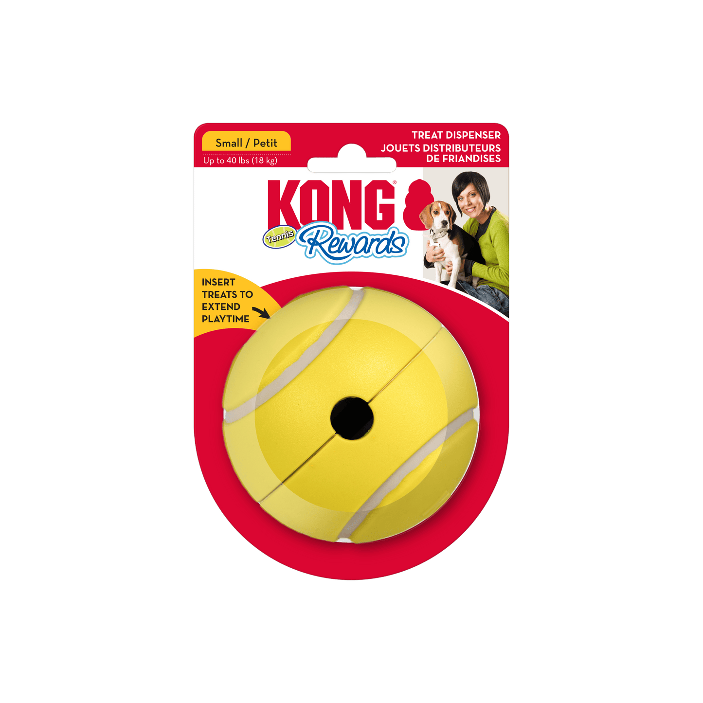 Kong Rewards Tennis Small - The Pet Source