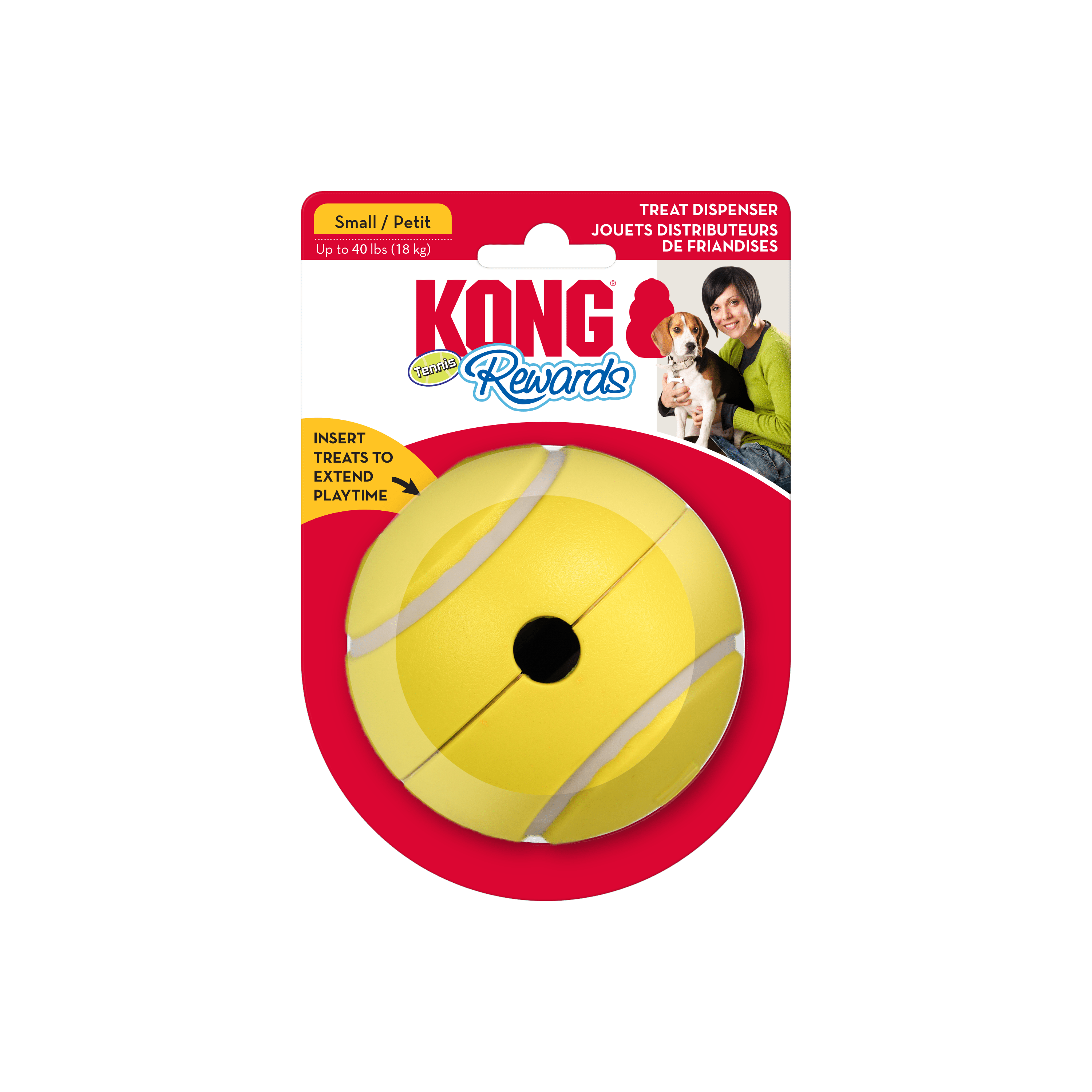 Kong Rewards Tennis Small - The Pet Source