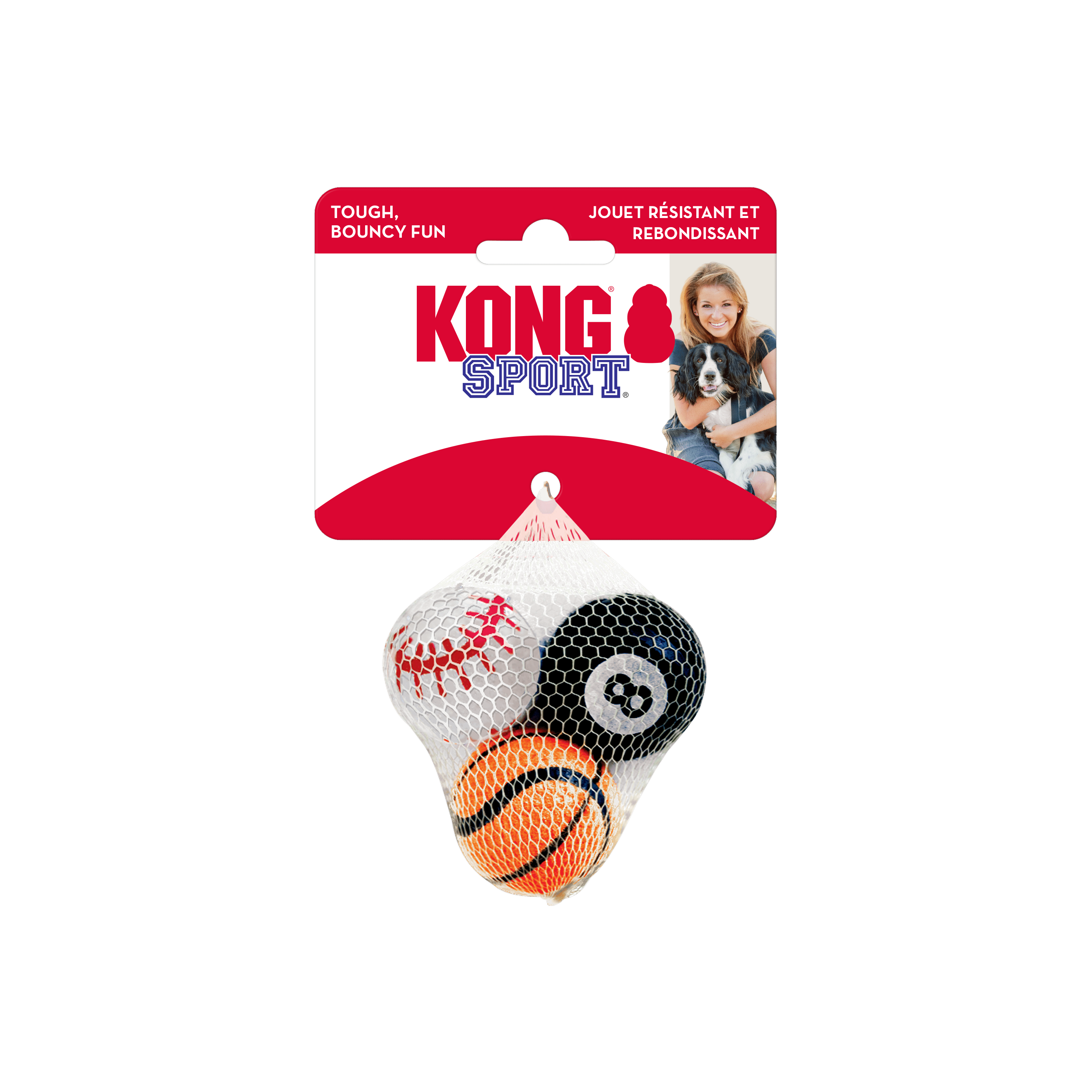 Kong Sport Ball 3-Pk - The Pet Source