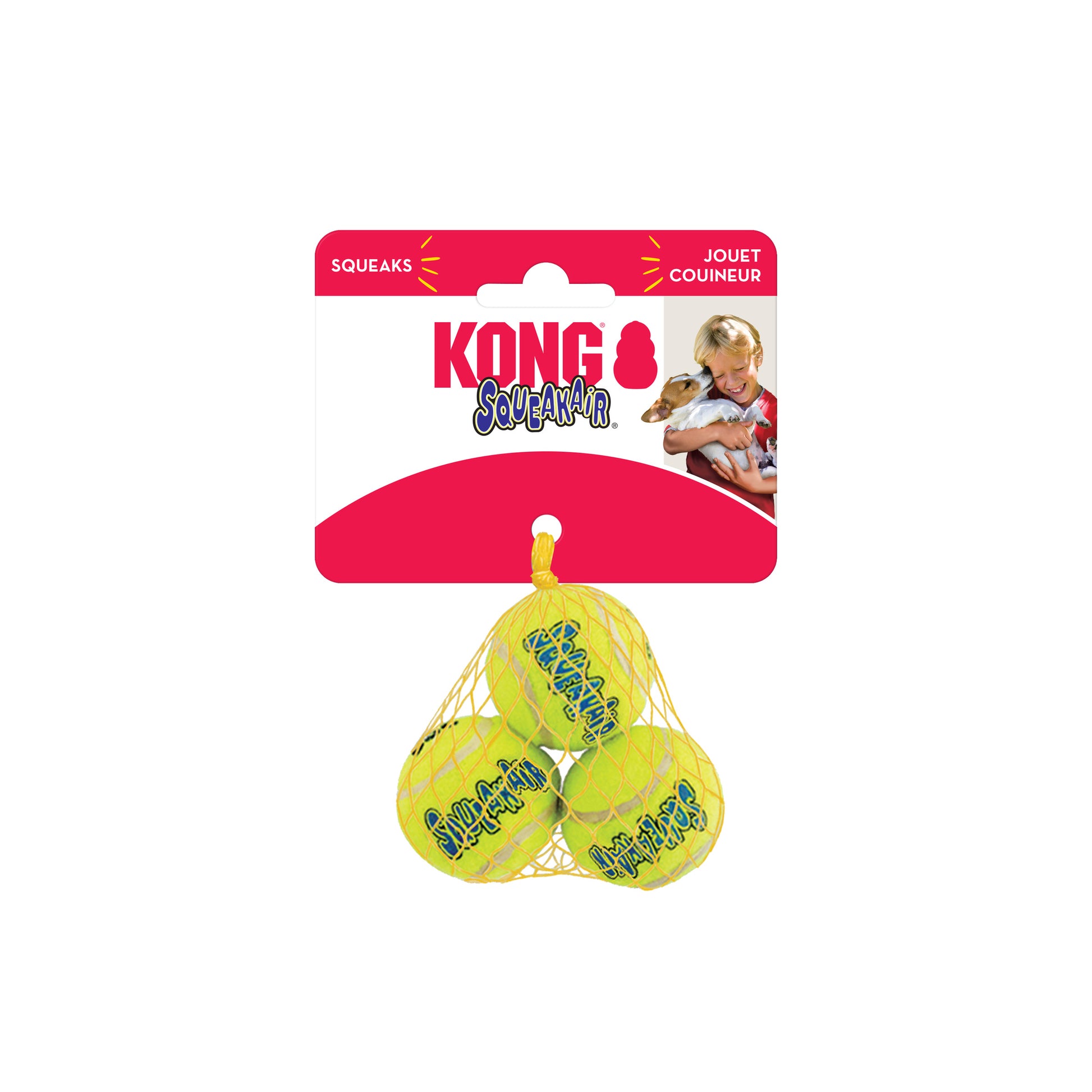 Kong SqueakAir Balls X-Small - 3 Pack - The Pet Source