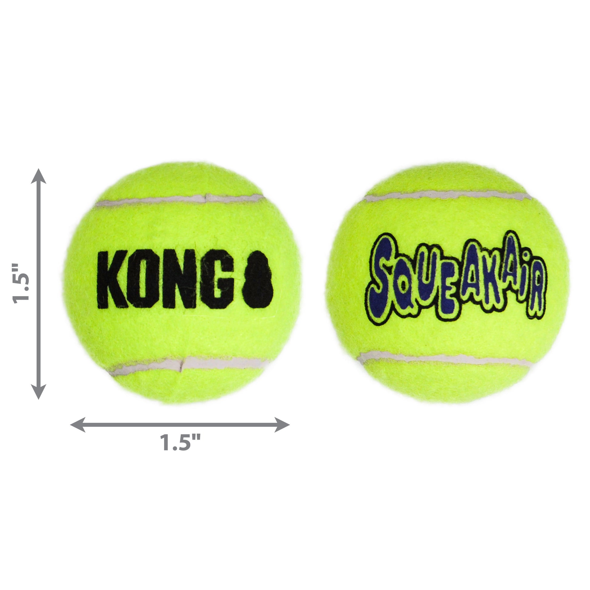 Kong SqueakAir Balls X-Small - 3 Pack - The Pet Source