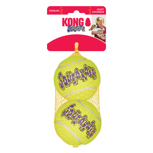 Kong SqueakAir Balls Large - 2 Pack - The Pet Source