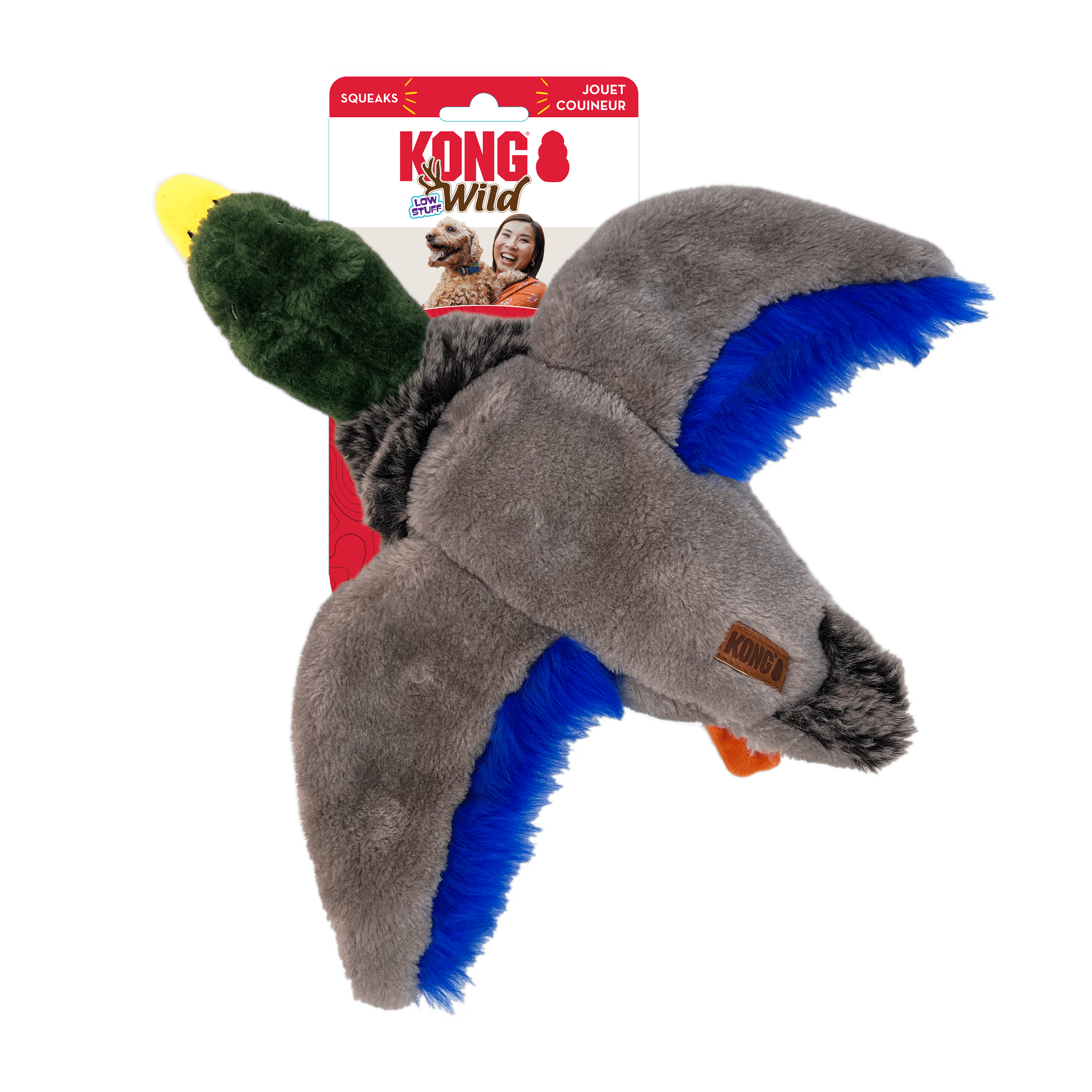 Kong Wild Low Stuff Mallard Medium - The Pet Source