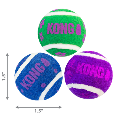 Kong Cat Active Tennis Balls With Bells - The Pet Source