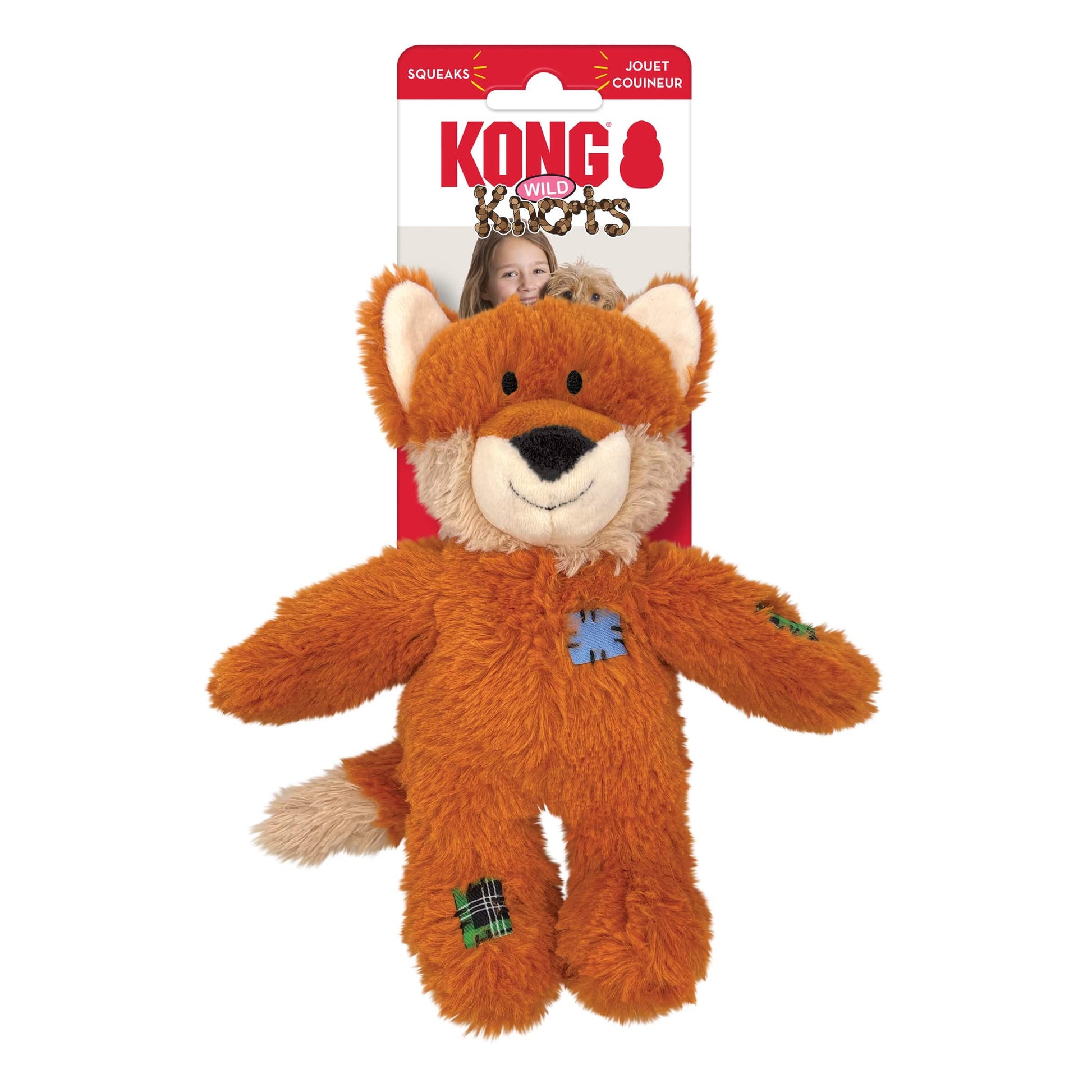 Kong Wild Knots Fox - Small/Medium - The Pet Source