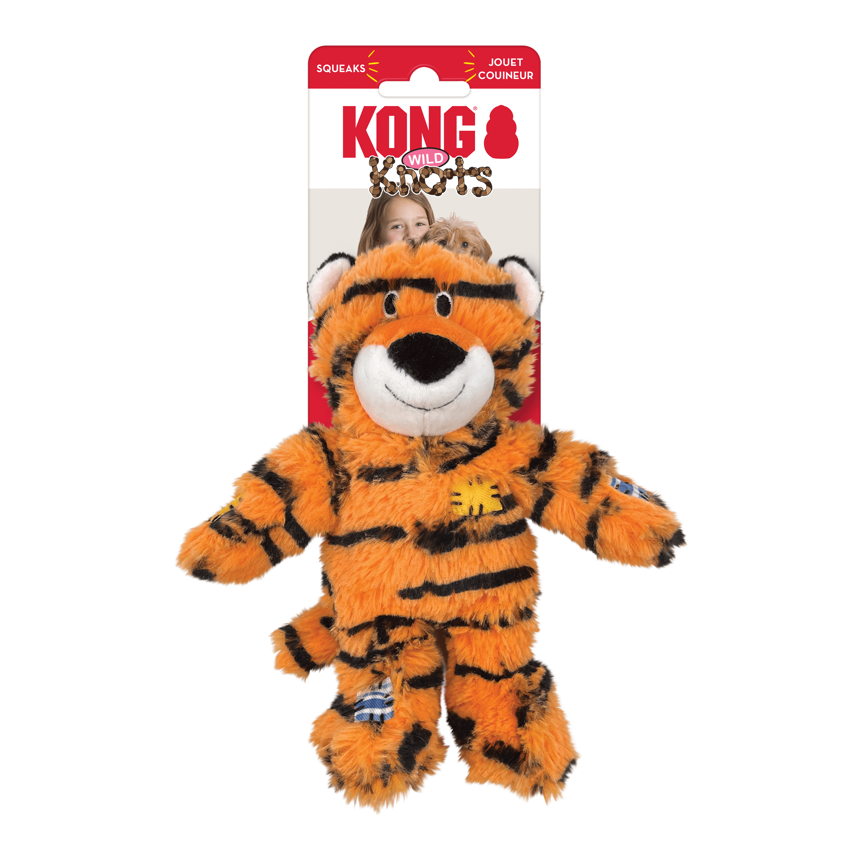 Kong Wild Knots Tiger - Small/Medium - The Pet Source