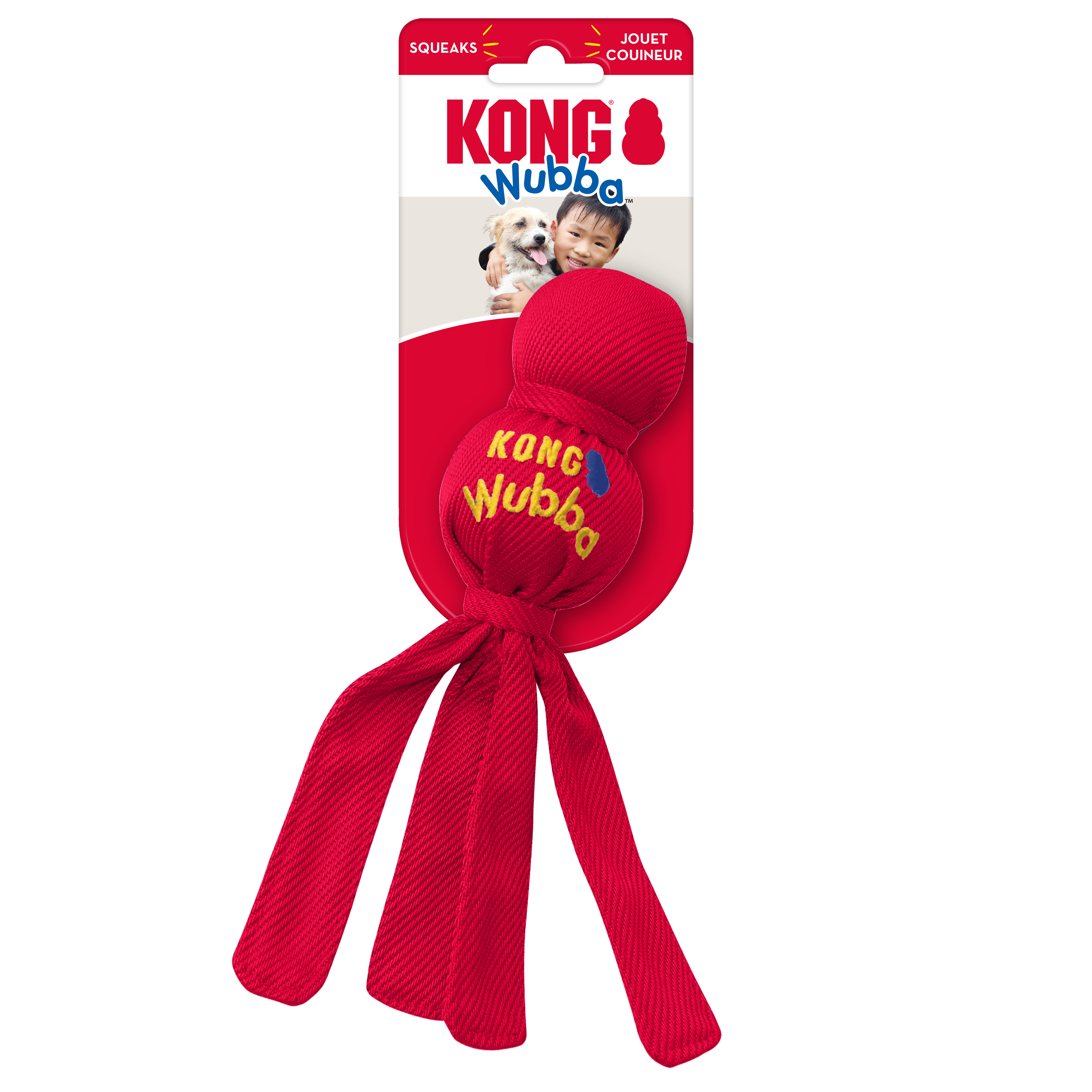 Kong Wubba - Assorted Colors - Small - The Pet Source