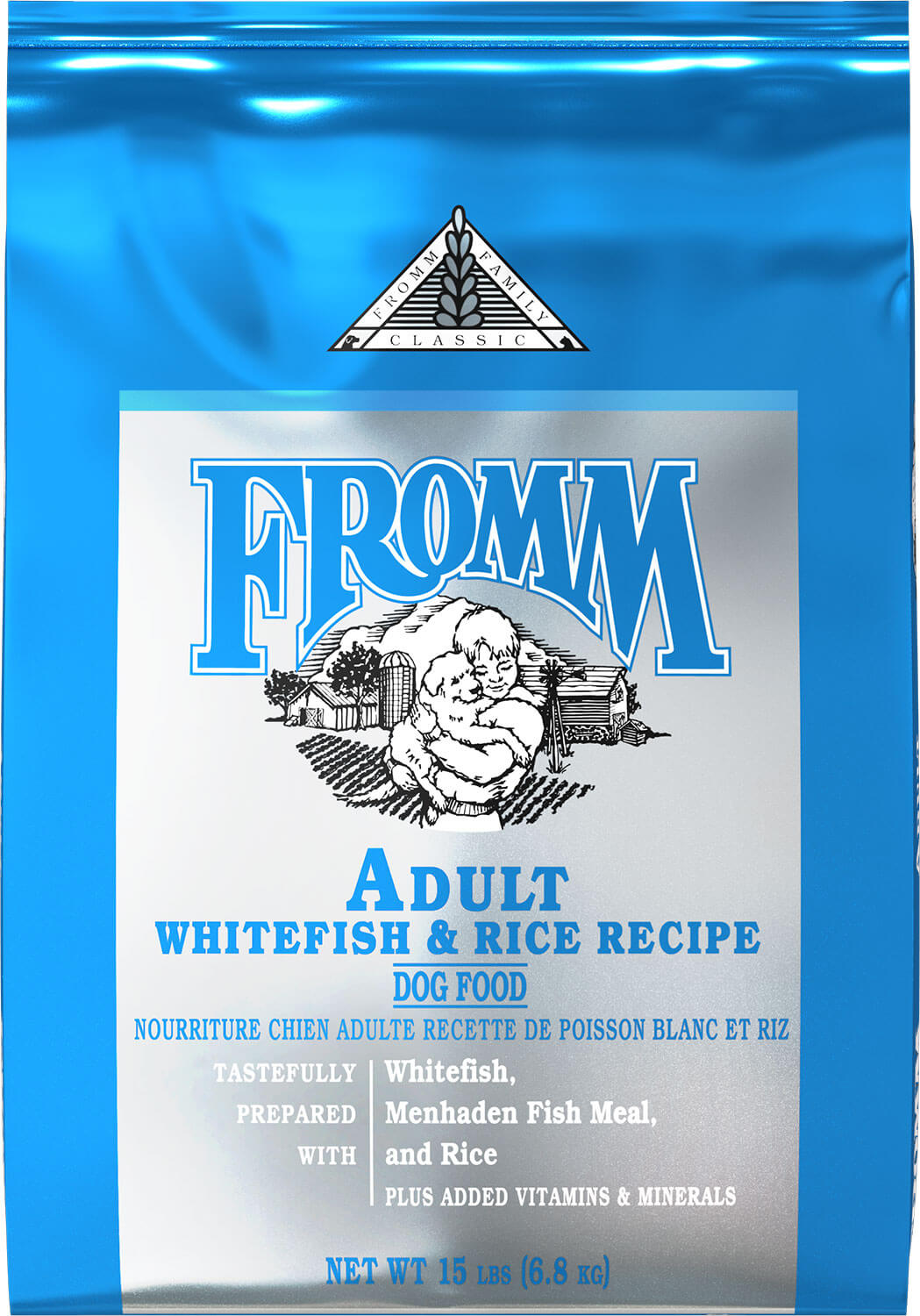 Fromm Classic Whitefish & Rice Recipe Adult Dry Dog Food - 6.8kg - The Pet Source