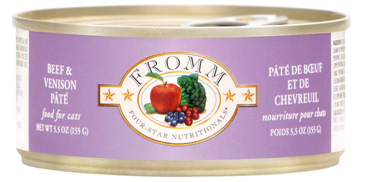 Fromm Four Star Beef & Venison Pâté Wet Cat Food - 155g - The Pet Source