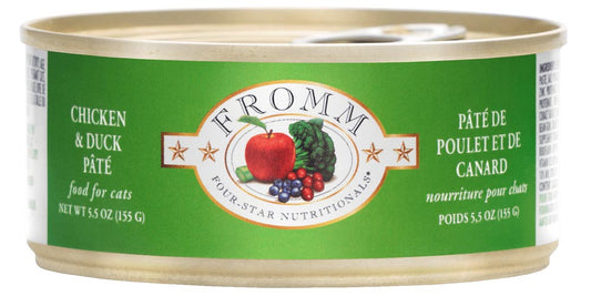 Fromm Four Star Chicken & Duck Pâté Wet Cat Food - 155g - The Pet Source