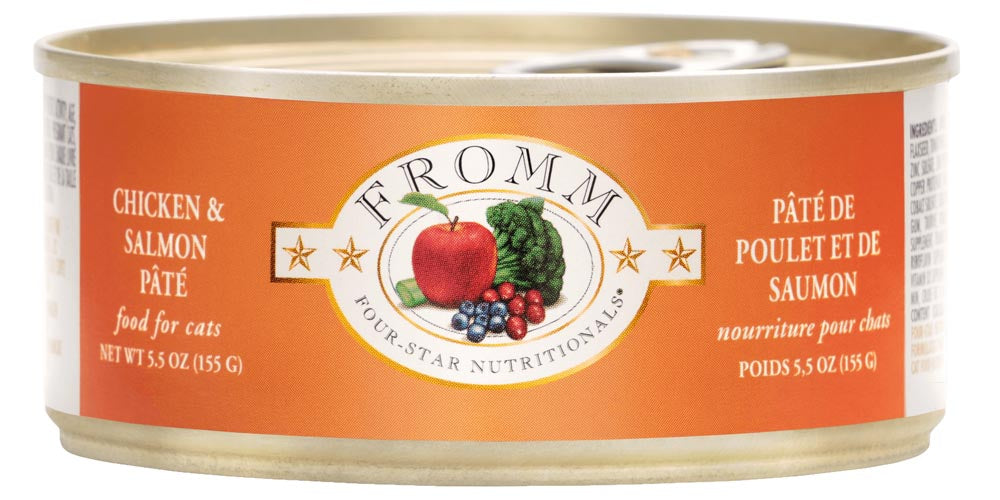 Fromm Four Star Chicken & Salmon Pâté Wet Cat Food - 155g