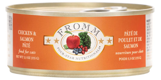 Fromm Four Star Chicken & Salmon Pâté Wet Cat Food - 155g - The Pet Source