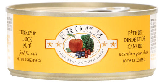 Fromm Four Star Turkey & Duck Pâté Wet Cat Food - 155g - The Pet Source