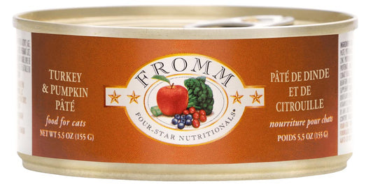 Fromm Four Star Turkey & Pumpkin Pâté Wet Cat Food - 155g - The Pet Source
