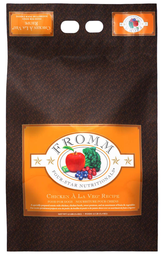 Fromm Four Star Nutritionals Chicken À La Veg Recipe Dry Dog Food - 5.4kg - The Pet Source