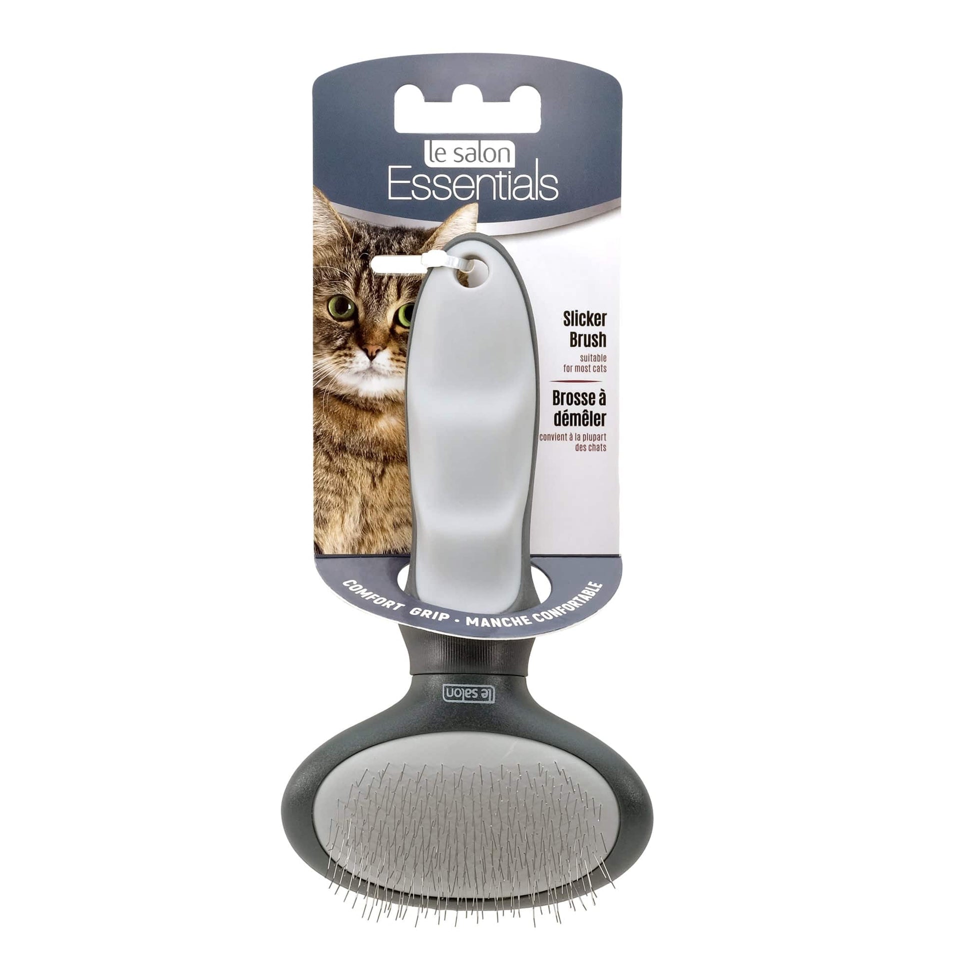 Le Salon Essentials Cat Slicker Brush - Small - The Pet Source