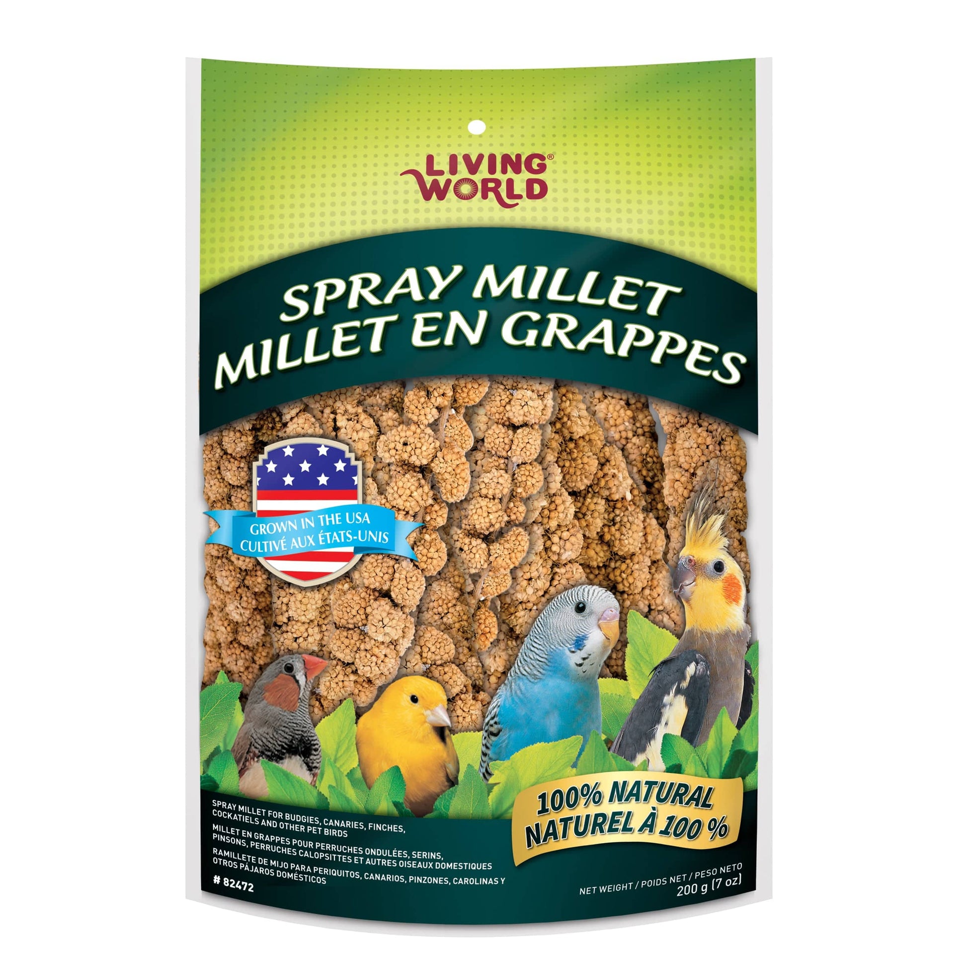 Living World Spray Millet Treat for Birds - 200g - The Pet Source